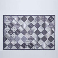 Tapis d'entrée extérieur en PVC fait main, style français et chinois, imperméable et facile à nettoyer