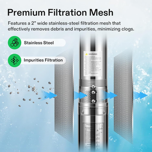 4sdm 2-52 áp lực cao 5HP ba giai đoạn 380V chìm Máy bơm nước cho tưới tiêu nông nghiệp OEM Hỗ trợ máy Bơm giếng sâu - Product Image 3