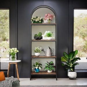 AILICHENEstantes de almacenamiento multicapa de arte del hierro de pared minimalista para el hogar, estantes de almacenamiento de Combinación libre, estanterías de piso a techo - Product Image 3