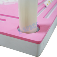Plateau de piscine Mah Jong de conception privée personnalisé Table de Mahjong flottante carrée de 35.5 "avec support de carreaux