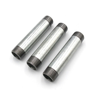 تركيبات حلمة نصف أنبوب من الفولاذ الكربوني سباك حلمة سوداء قابلة للطرق ، - Product Image 5