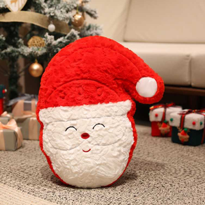 Best Selling Cute Christmas Santa Pillow <b>Anime</b> Fluffy <b>Plush</b> Toys Stuffed Animal Toys Soft Cotton Vending Machine <b>Plush</b> for Boys - Product Image 1