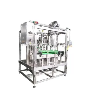 Beer bottle filling and capping all in one machine 8-8 heads semi-automatic control for micro beer brewery