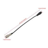 Câble de connecteur étanche mâle-femelle 3 broches 13,6 pouces pour scooter, vélo électrique, charge de batterie, connecteur étanche