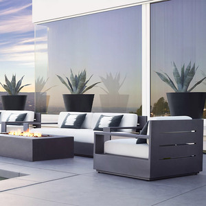 Conjunto de Muebles de Jardín, Sofás de Aluminio para Exteriores, Sillón <span class=keywords><strong>Reclinable</strong></span>, Sofá Moderno - Product Image 4