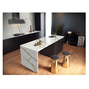 Nóng bán rắn bề mặt kỹ sư nhân tạo thạch anh Bàn Vanity Tops Bàn cà phê Tops slab đá cẩm thạch thay thế - Product Image 3