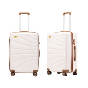 Bagaglio a mano valigia per bagaglio a mano nuovo Design di vendita calda materiale ABS PP chiusura Spinner poliestere viaggio aereo - Product Image 5