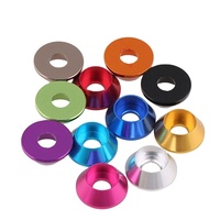 Factory Custom Thin Spacer Washer Anodized Aluminum Washer Colorful Countersunk Washers