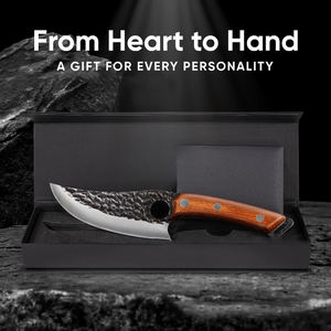 Ensemble de couteaux de Chef <span class=keywords><strong>professionnel</strong></span> 7-en-1 G10 fait à la main cuisine écologique barbecue <span class=keywords><strong>boucher</strong></span> désossage Camping extérieur à haute teneur en carbone inoxydable - Product Image 5