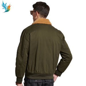 Haute qualité personnalisé col rabattu coton décontracté épaissi <span class=keywords><strong>jeunesse</strong></span> Parka manteau fermeture éclair hommes veste - Product Image 4