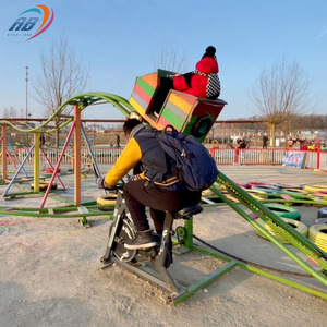 Unpowered Sports Entertainment Juego <span class=keywords><strong>interactivo</strong></span> para padres e hijos <span class=keywords><strong>Bicicleta</strong></span> Pedal humano Montaña rusa - Product Image 5