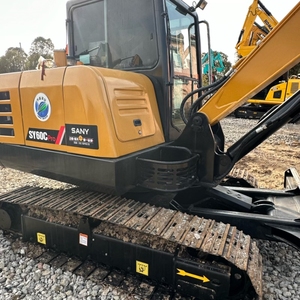 Máquina de construcción de ingeniería usada Sany 60C, excavadora sobre orugas anfibia de tamaño pequeño de alto rendimiento de 6 toneladas - Product Image 2
