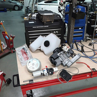 49CC iki zamanlı motor Mini Scooter bisiklet modifiye motosiklet modeli 03 OLIVER Fitment uçak benzin tam Set makinesi