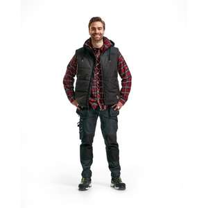 BLAKLADER - 389918459800XL Chaleco de invierno Gris oscuro-EAN 7330509508190 CHAQUETAS DE TRABAJO CHAQUETAS DE VERANO SOFTSHELL - Product Image 3