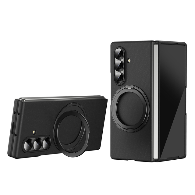 Luxury 360 Rotating Magnetic skin Case for Samsung Galaxy Z Fold 8 /Z Fold 8 Ultra 7/6/5/4/3 Foldable Protector Mobile Phone
