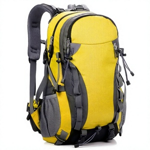 Mochila de Senderismo Impermeable de Nailon Amarillo, Ligera, para Excursiones de un Día, con Logotipo Personalizado, Bolsa de Viaje para Exteriores, Suministro al por Mayor con Logotipo Personalizado - Product Image 4