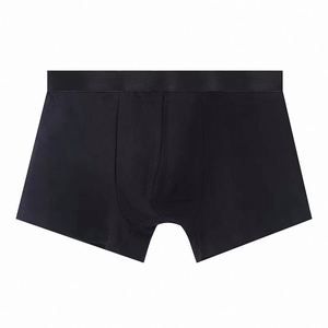 กางเกงในชายผ้าฝ้ายเอวกลางทรงแบนสีพื้นใส่สบาย - Product Image 2