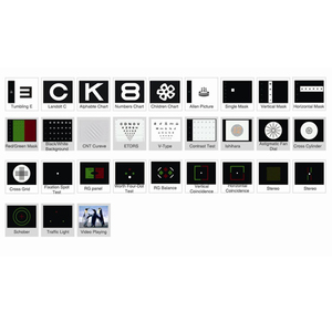 Loại Mới nhãn khoa cụ thử nghiệm video âm thanh hiển thị chức năng LCD tầm nhìn biểu đồ kỹ thuật số thị giác sắc nét biểu đồ - Product Image 4