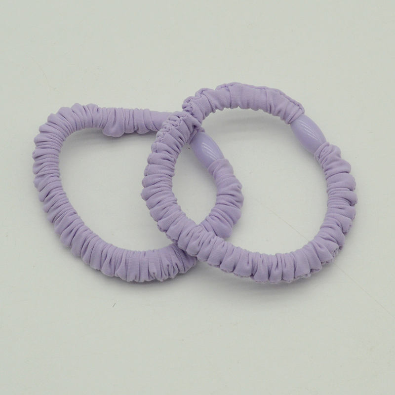 6cm Slim Ice Silk Hair Scrunchies Elastic Hair Bands Ponytail Holder Rope Hair Tie for Women Kids Girls Wholesales Accessories
