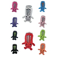 Peluche - Monster Energy Zero Sugar Ultra-White - Poupée en forme de personnage - Coussin mignon - Matière polyester - 0-10 cm - 14 ans et plus