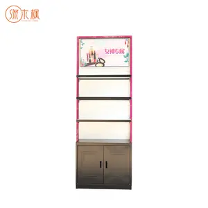 Free Design Service 3D Rendering Cosmetic Cabinet For Beauty Store China Suppliers Beautiful Cosmetic Kiosk