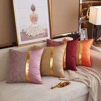 Housse de coussin carrée de style européen et américain, taie d'oreiller pour canapé, fauteuil avec dossier, baie vitrée, lit ou repose-tête