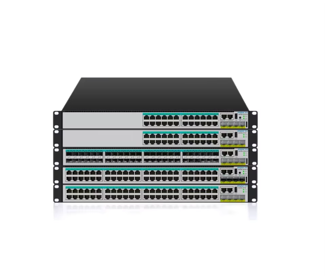 Hot Sale Industrial Ethernet Switch 24 100/1000M SFP Optical Ports POE SNMP QoS Stackable VLAN Support