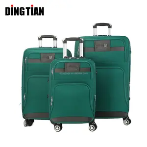 Dingtian Vali Hành Lý 20 Năm Bán Buôn Tại Nhà Máy OEM ODM OBM Bộ 3 Chiếc Xe Đẩy Bánh Xe Có Thể Tháo Rời Bộ Hành Lý Du Lịch