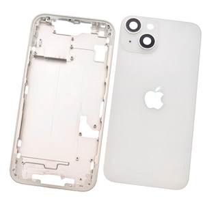 Carcasa Intermedia con Tapa Trasera para iPhone 14 Blanca - Product Image 1