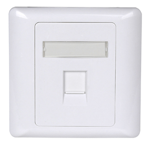 1 Port 86X86mm Cat6 Faceplate RJ45 RJ11 Telecom Parts for <b>Telecommunication</b> Applications - Product Image 4