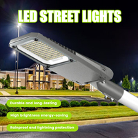 Lampadaire LED SMD extérieur étanche IP65 50W-400W à haut lumen avec coque en alliage d'aluminium et alimentation CA pour autoroute