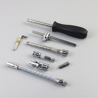 Kit de douilles de 46 pièces, petite boîte, ensemble d'outils mécaniques pour voiture, clé combinée, ensemble d'outils à main, ensemble de clés à douilles pour réparation automobile