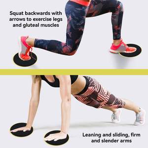 Sports EVA Core Slider <b>ABS</b> Material Sliding Mat for Fitness Yoga Pilates Abdominal Muscle Training and Core Exercise - Product Image 3