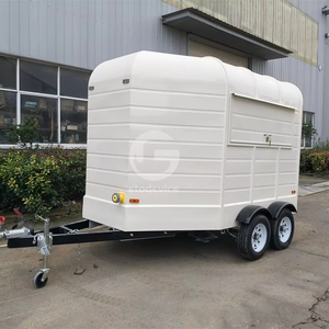 Концессионный открытый мобильный прицеп Профессиональный завод производитель пользовательских цветов Мобильный Бар лошадь прицеп для продажи - Product Image 1