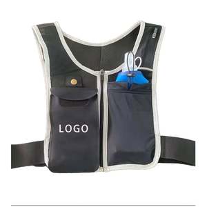 Chaleco Deportivo con Cinturón Ajustable, Material Transpirable, Porta Teléfono, Cierre, Reflectante, con Botella para Correr - Product Image 2