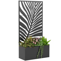 Support de plantes en métal, jardinière verticale pour plantes grimpantes, écran d'intimité, résistant à la rouille, imperméable pour jardin, cour, balcon