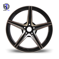 Velg Roda Tempa 15 16 17 18 19 20 -24 Inch Rines Kustom Lima Palang Jante 5x112 mm 6061-T6 Paduan Aluminium Pelek Mobil