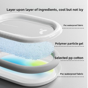 Summer Pet Cooling Mat Transparent Gel <b>Pad</b> Instant Chill PVC <b>Waterproof</b> Scratch-resistant Breathable Indoor Use Dog Bed Cat - Product Image 4