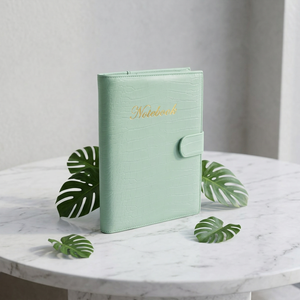 Office Supplies Log Book Daybook Customer Printing Service PU Leather Notebook Leather Journal <b>Diary</b> With Magnet - Product Image 1