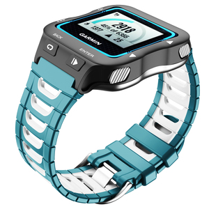 Bracelet pour <span class=keywords><strong>Garmin</strong></span> <span class=keywords><strong>Forerunner</strong></span> <span class=keywords><strong>920XT</strong></span> Bracelet de montre de remplacement Double couleur Bracelet en silicone Bracelet de sport souple Bracelet en caoutchouc - Product Image 5