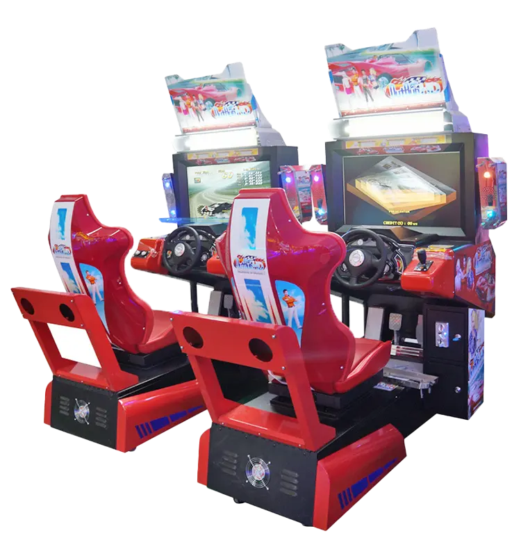 Experimente o Ultimate CoinOperated Car Racing Game com nosso 32 polegadas tela Simulator Outrun Arcade Machine"