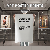 Affiche murale personnalisée en polyester, motif folklorique, écologique, impression numérique
