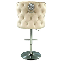 Date Moderne Réglable Hauteur Pied Haut Tabouret De Bar Velours Lion Heurtoir Comptoir Chaise Salle À Manger Salon meubles Party Club