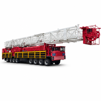 Plateforme de forage de puits de pétrole mobile montée sur camion Api Standard XJ350 3200m pour le forage de puits de pétrole dans les champs pétrolifères avec moteur diesel