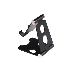 Aluminum Alloy Foldable Phone Holder Red Desktop <b>Stand</b> For <b>Tablets</b> And Smartphones - Product Image 2