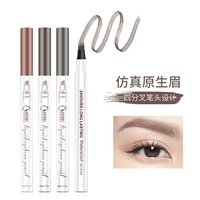 Crayon à sourcils 3 couleurs, maquillage naturel, lisse, longue tenue, imperméable, tête à 4 pointes