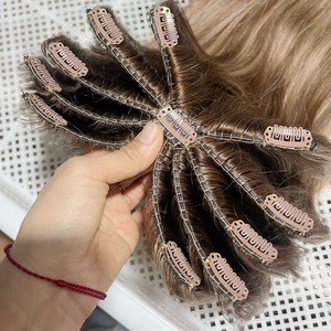 Extensioni di <span class=keywords><strong>capelli</strong></span> umani a clip Octopus, lisci, in <span class=keywords><strong>capelli</strong></span> Remy, per occasioni quotidiane - Product Image 4