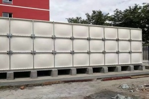 Tanque de Almacenamiento de Agua de Fibra de Vidrio FRP de Alta Calidad Anticorrosión, Capacidad de 10,000L, con 1 Año de Garantía para España - Product Image 2