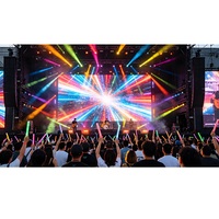 Pantalla LED de Alquiler con Gabinete de Plástico ABS y Paso de Píxeles P3.91, Fondo de Escenario LED, Video Wall LED para Eventos, Conciertos y Exposiciones