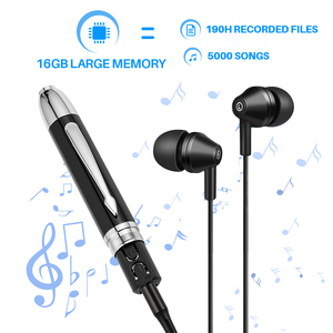 <span class=keywords><strong>Vocal</strong></span> Portatif <span class=keywords><strong>Enregistreur</strong></span> Audio <span class=keywords><strong>Stylo</strong></span> pour les Réunions avec 16 GO MP3 Lecture - Product Image 5
